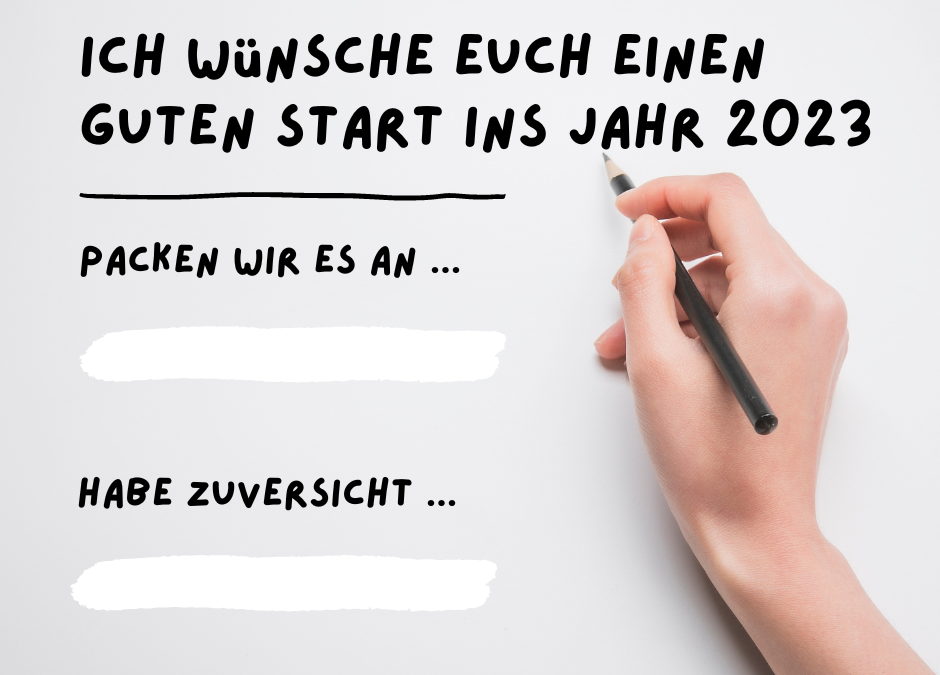 Mit Zuversicht ins Jahr 2023