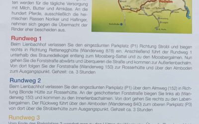Wandermöglichkeiten Postalm